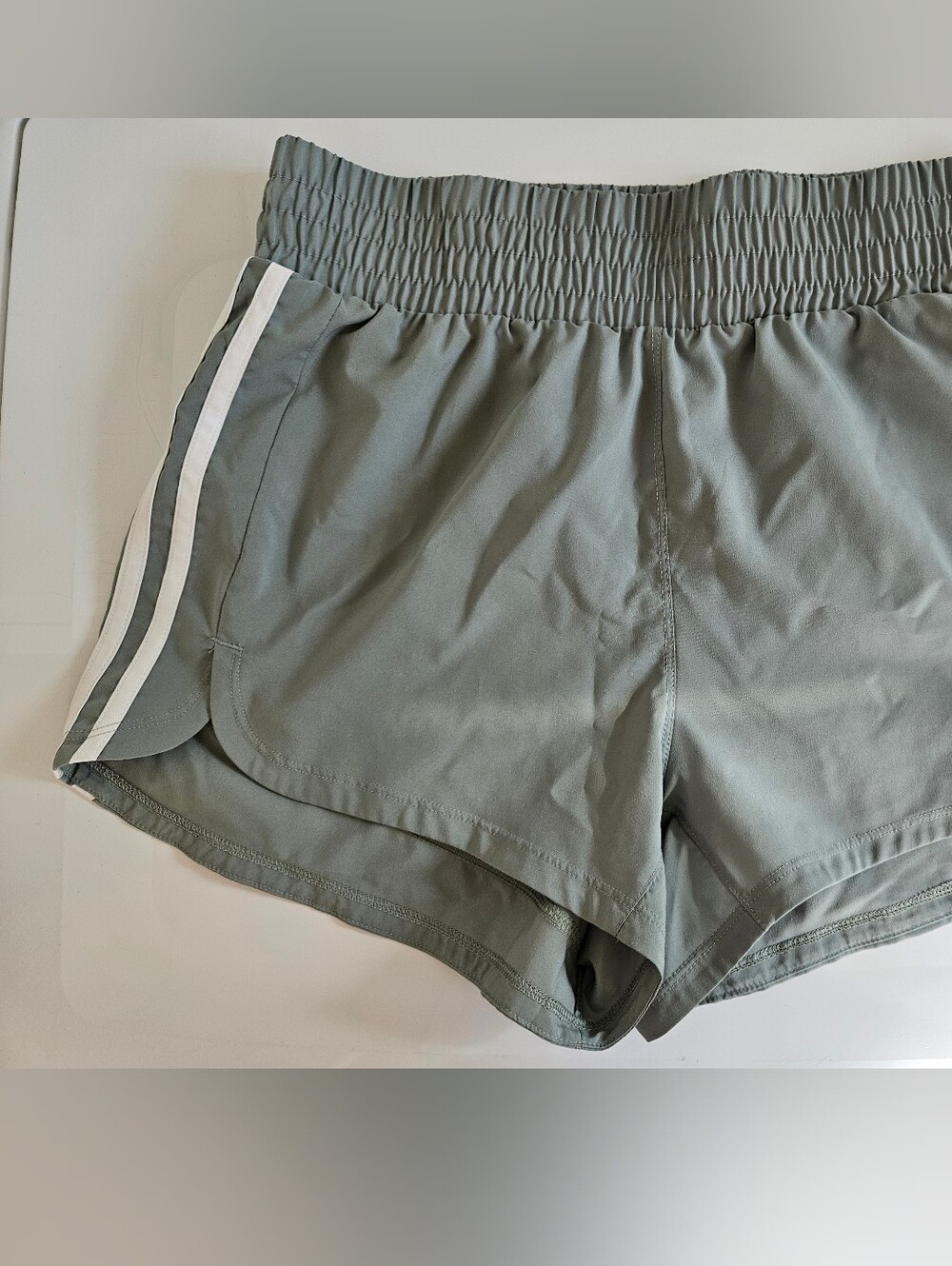 Adidas Athletic Shorts in Sage Green